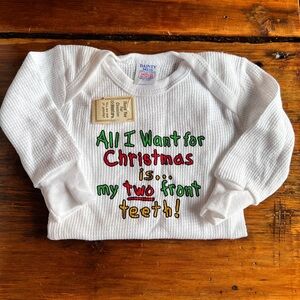 White Christmas Kids Shirt